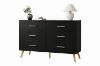 Picture of ELARA 6-Drawer Dresser/Storage Cabinet (Black)