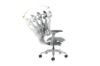 Picture of NEXO High Back Office Chair with Adjustable Headrest & Backrest, 8D Armrests and Seat Slider