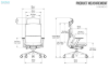 Picture of STRIX High Back Office Chair with 3D Adjustable Headrest & Dynamic Balance Backrest, 3D Armrests and Seat Slider
