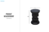 Picture of NIPAH Solid Mungur Wood Side Table/Sculpture