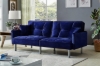 Picture of MILA Convertible Sofa Bed with Adjustable Split-Back (Dark Blue)