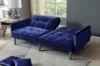 Picture of MILA Convertible Sofa Bed with Adjustable Split-Back (Dark Blue)