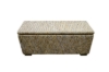 Picture of MARINA Handwoven Storage/Blanket Box with Gamelina Wood Frame and Kubu Weave (100x35x45cm)
