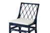 Picture of BRIGHTON Teak Wood & Rattan Dining Chair (Navy Blue)