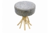 Picture of LIBERTE D37 Twig Wood Side Table with Raffia