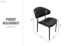 Picture of SELORA Dining Chair (Black) - 2 Chairs in 1 Carton