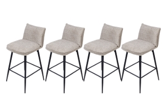 Picture of MIA Bar Stool with Footrest - 4 Chairs in 1 Carton