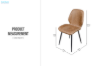 Picture of RIDER Dining Chair - 4 Chairs in 1 Carton