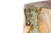 Picture of PILAR Recycled Teak Wood Decorative Sculpture with Icy Glass (12x23cm)