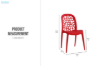 Picture of ANTHEA Cafe Chair/Dining Chair (Red)