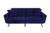 Picture of LUMI Convertible Sofa Bed with Adjustable Split-Back (Blue)