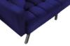 Picture of LUMI Convertible Sofa Bed with Adjustable Split-Back (Blue)