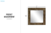 Picture of SHENON Square Mirror (88cmx88cm)