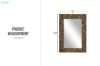 Picture of SHIRLEY Rectangle Mirror (68cmx100cm)
