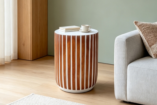 Picture of PARI Mungur Wood Side Table