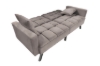 Picture of LUMI Convertible Sofa Bed with Adjustable Split-Back (Grey)
