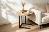 Picture of NATURA Solid Mungur Wood Round Side Table