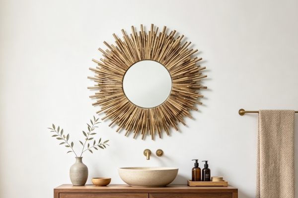 Picture of HULA Twig Sunburst Wall Mirror