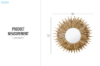 Picture of HULA Twig Sunburst Wall Mirror