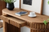 Picture of RILMOND Reclaimed Pine Wood Desk and Barrel Stool Set