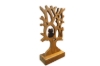 Picture of 650-043 H45 Owl on Tree Solid Teak Wood  Decorative Sculpture