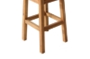 Picture of COMER Reclaimed Pine Wood Bar Chair with Footrest