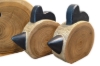 Picture of 650-050 Solid Teak Wood Chicken Family Decorative Sculptures - Set of 3