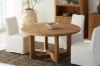 Picture of LUMBER Reclaimed Pine Wood Round Dining Table - D150