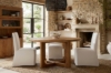 Picture of LUMBER Reclaimed Pine Wood Round Dining Table - D150