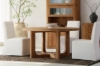 Picture of LUMBER Reclaimed Pine Wood Round Dining Table - D120