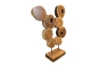 Picture of 650-046 Solid Teak Wood Multi-Step Decorative Sculpture(55cmx73cm)