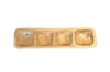 Picture of 650-038 Solid Teak Wood 4-Compartment Bowl (49cmx13cm)