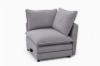 Picture of MELLOW Modular Sectional Sofa Range (Grey) - 2PC Combo Set (LAF Aamchair + RAF Armchair)