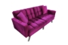 Picture of LUMI Convertible Sofa Bed with Adjustable Split-Back (Purple)