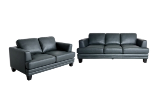 Picture of HUDSON Air Leather Sofa Range - 3+2 Sofa Set