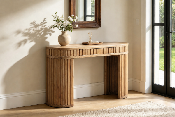 Picture of RILMOND 120 Reclaimed Pine Wood Desk/Console Table