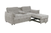 Picture of LOUNVA Dual Pull-Out Sofa Bed with Drop Down Console