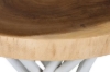 Picture of LIBERTE D50 Round Side Table with Mungur Wood Top and Teak Branch Base