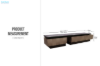 Picture of [FLOOR MODEL CLEARANCE]LUSTER 220–260 3-Drawer Extension TV Unit